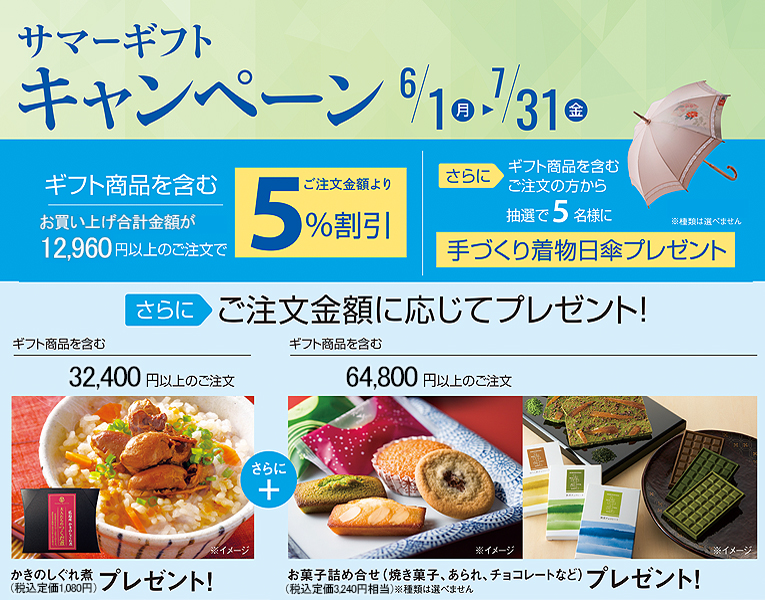 2019サマーギフトキャンペーン